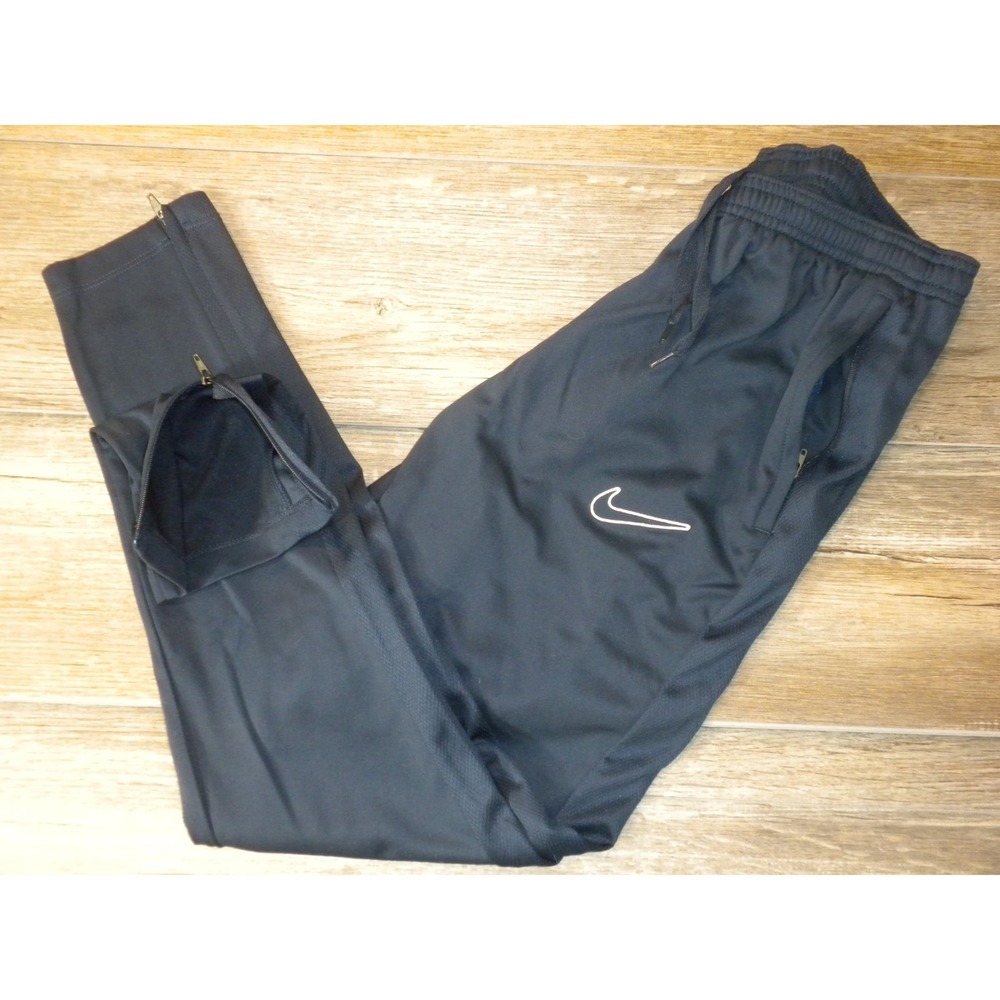 Nike Pants Womens S Blue Dri-FIT Academy 23 Athletic Training Ankle Zip DR1671